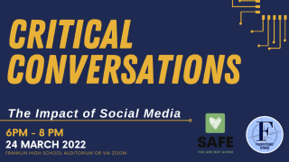Critical Conversations - The Impact of Social Media - March 24 - 6 PM