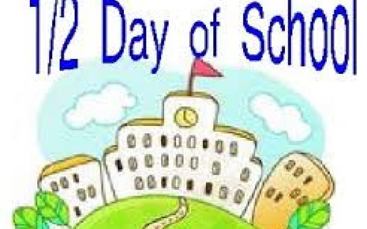 Half Day- Wednesday January 13th 2021 1/2 day for Students PD DAY 