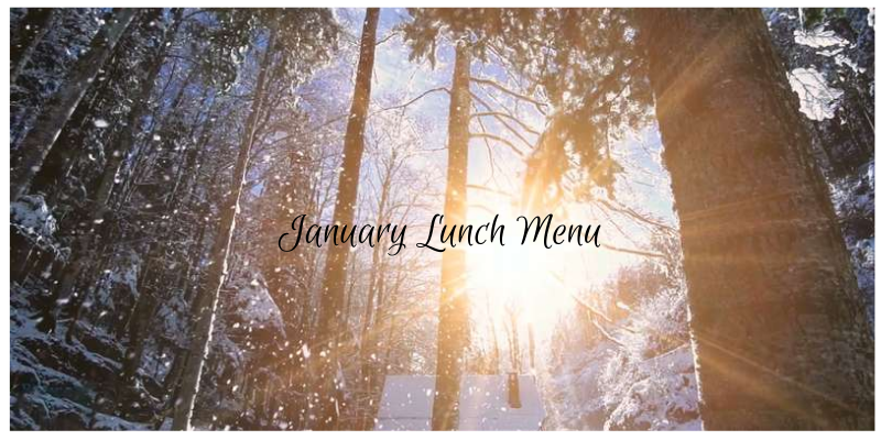 January Lunch Menu